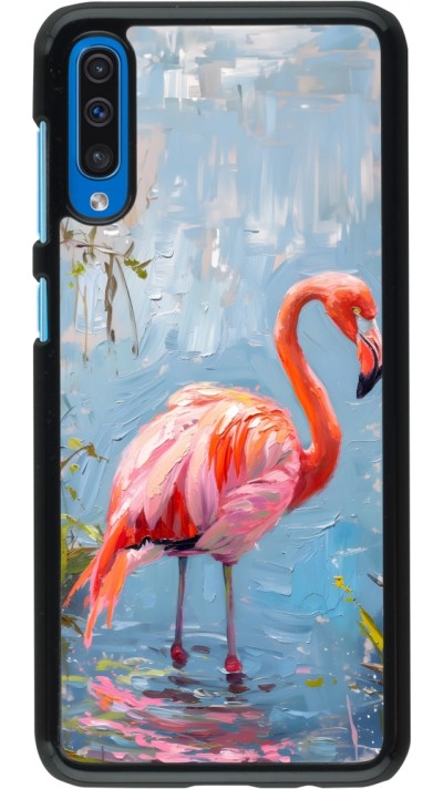 Coque Samsung Galaxy A50 - Paint Flamingo