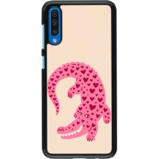 Coque Samsung Galaxy A50 - Pink crocodile 2026