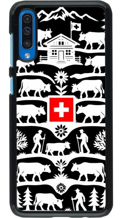 Coque Samsung Galaxy A50 - Poya Suisse 3 noir