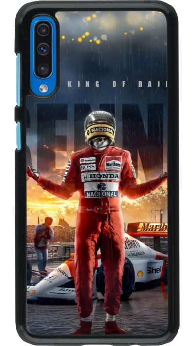 Samsung Galaxy A50 Case Hülle - Senna The King of Rain