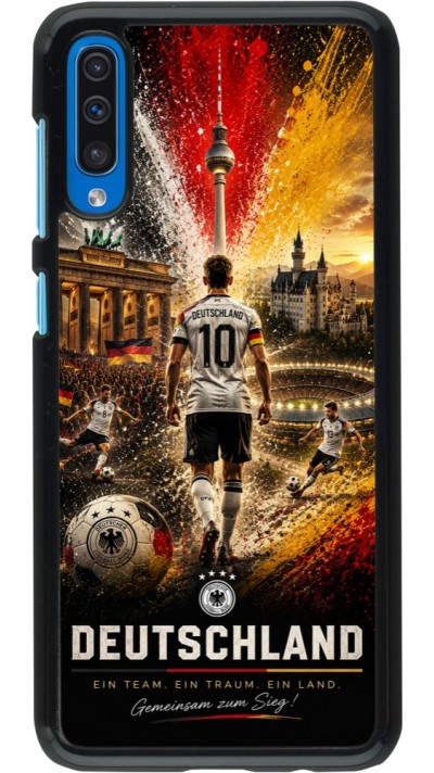 Coque Samsung Galaxy A50 - Football Allemagne splash 2026