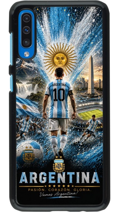 Coque Samsung Galaxy A50 - Football Argentine splash 2026