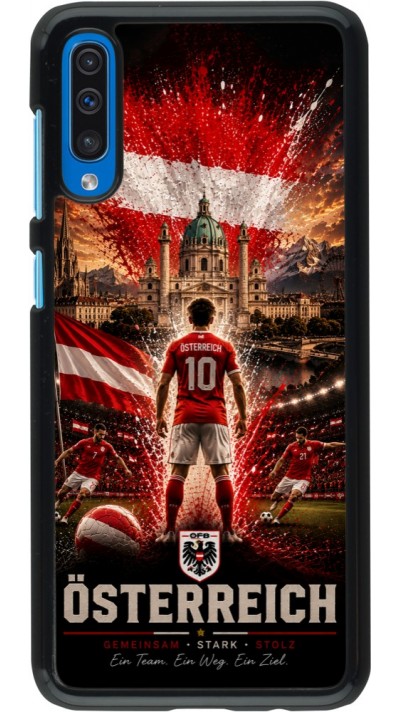Coque Samsung Galaxy A50 - Football Autriche splash 2026