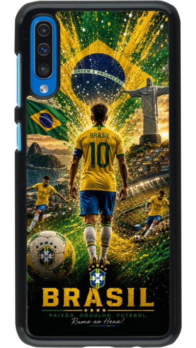 Coque Samsung Galaxy A50 - Football Brésil splash 2026