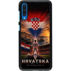 Coque Samsung Galaxy A50 - Football Croatie splash 2026