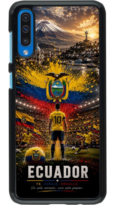 Coque Samsung Galaxy A50 - Football Équateur splash 2026