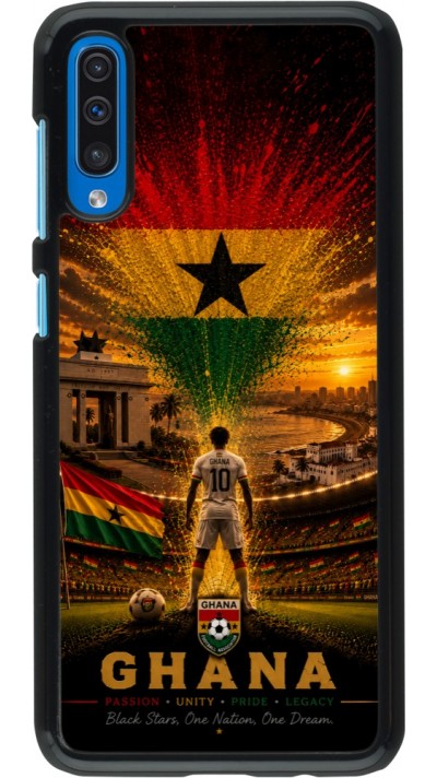 Coque Samsung Galaxy A50 - Football Ghana splash 2026