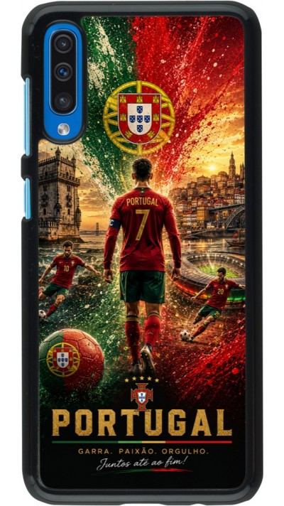 Coque Samsung Galaxy A50 - Football Portugal splash 2026