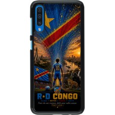 Coque Samsung Galaxy A50 - Football République démocratique du Congo splash 2026