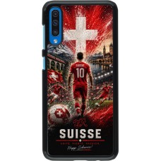 Coque Samsung Galaxy A50 - Football Suisse splash 2026