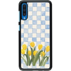 Coque Samsung Galaxy A50 - Blue vichy tulips 2026