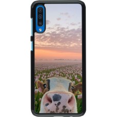 Coque Samsung Galaxy A50 - Cow with tulips 2026