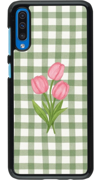 Coque Samsung Galaxy A50 - Green vichy tulips 2026