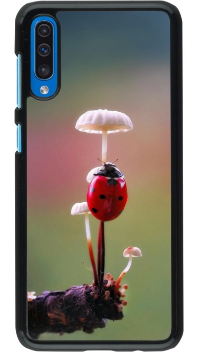 Coque Samsung Galaxy A50 - Ladybird on a mushroom 2026