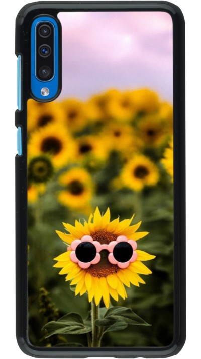 Coque Samsung Galaxy A50 - Sunflower with glasses 2026