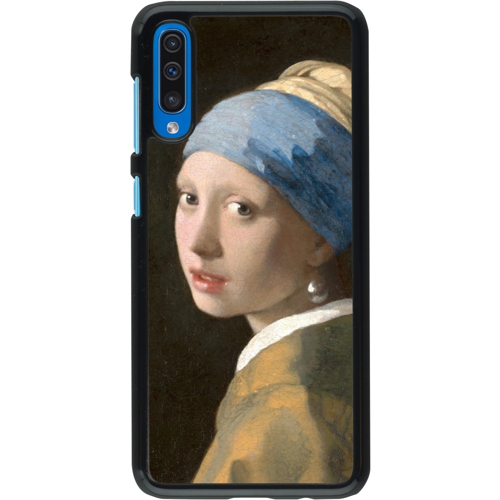 Coque Samsung Galaxy A50 - Tableau art - La Jeune fille à la perle - Johannes Vermeer
