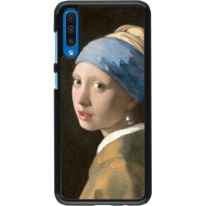 Coque Samsung Galaxy A50 - Tableau art - La Jeune fille à la perle - Johannes Vermeer