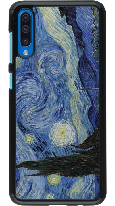 Coque Samsung Galaxy A50 - Tableau art - La Nuit étoilée - Van Gogh