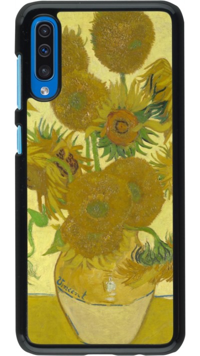 Coque Samsung Galaxy A50 - Tableau art - Les Tournesols - Van Gogh
