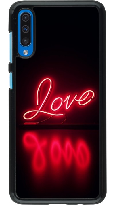 Coque Samsung Galaxy A50 - Valentine 2025 Neon Love
