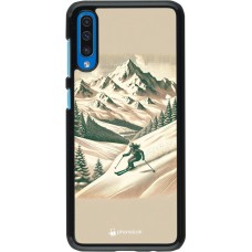 Coque Samsung Galaxy A50 - Vintage Ski Mountain