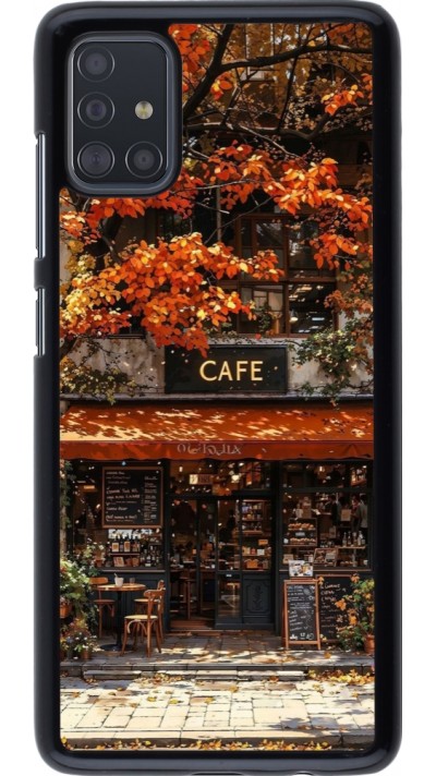 Samsung Galaxy A51 Case Hülle - Autumn 25 Coffee shop
