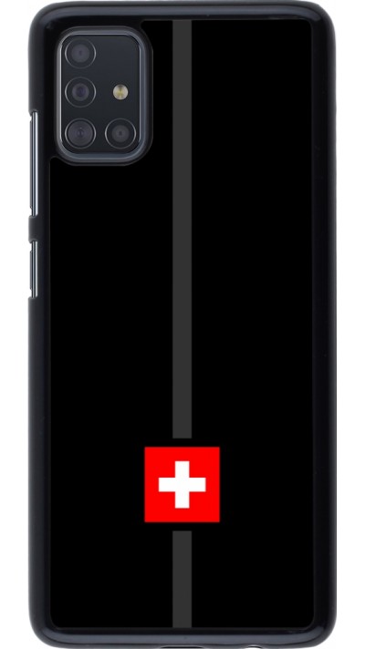 Samsung Galaxy A51 Case Hülle - Kanton CH schwarz