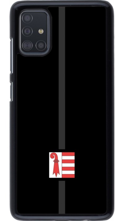 Samsung Galaxy A51 Case Hülle - Kanton JU schwarz