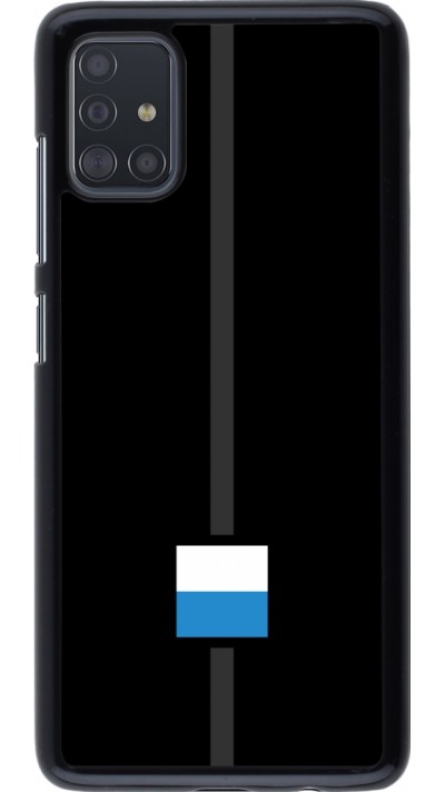 Samsung Galaxy A51 Case Hülle - Kanton LU schwarz