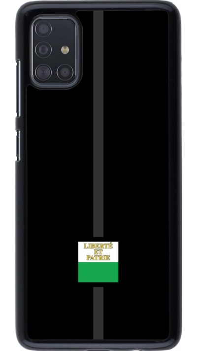 Samsung Galaxy A51 Case Hülle - Kanton VD schwarz