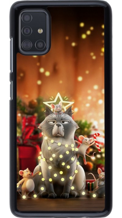 Coque Samsung Galaxy A51 - Christmas 25 Xmas Cat