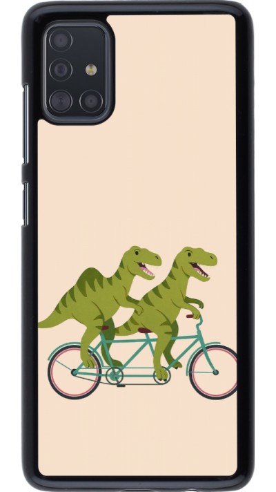 Coque Samsung Galaxy A51 - Dinosaurs on bikes 2026