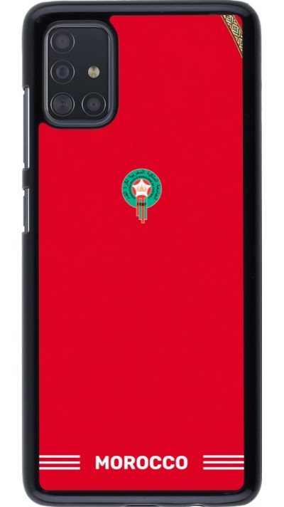 Coque Samsung Galaxy A51 - Maillot de football Maroc 2026 personnalisable