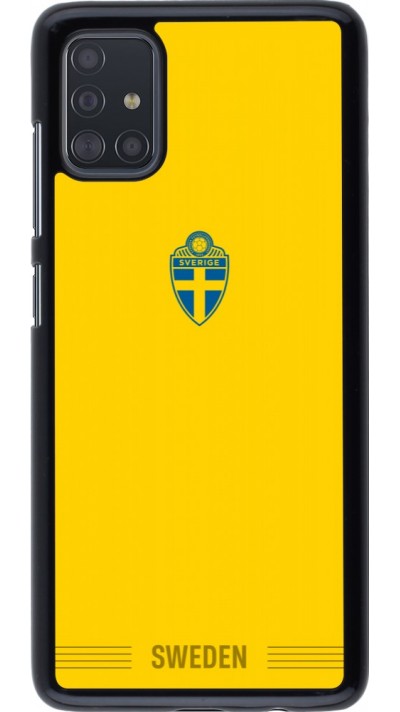 Coque Samsung Galaxy A51 - Maillot de football Suède 2026 personnalisable