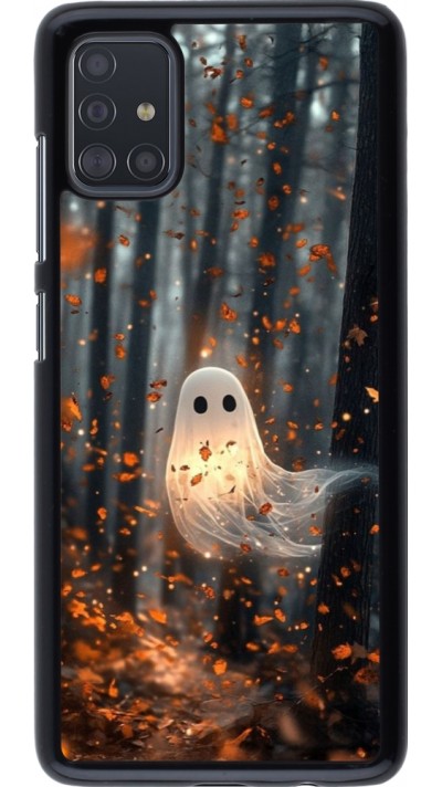 Coque Samsung Galaxy A51 - Halloween 2025 Ghost in the forest