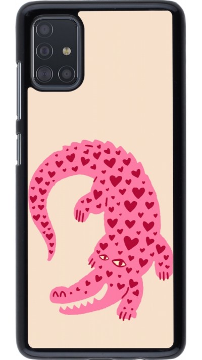 Coque Samsung Galaxy A51 - Pink crocodile 2026