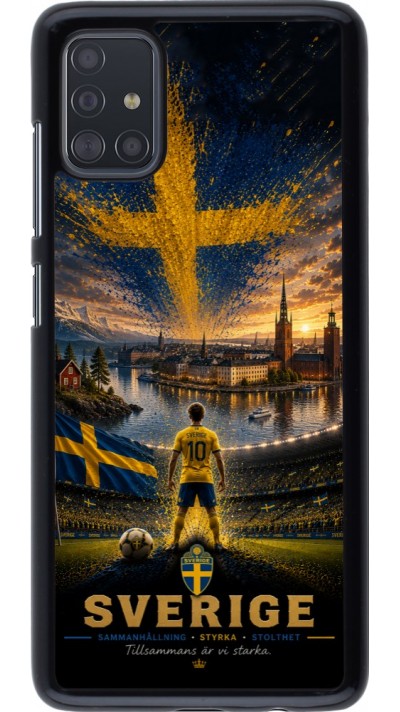 Coque Samsung Galaxy A51 - Football Suède splash 2026