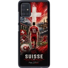 Coque Samsung Galaxy A51 - Football Suisse splash 2026