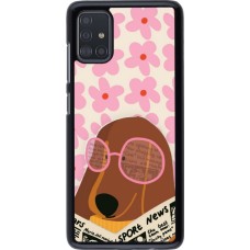 Coque Samsung Galaxy A51 - Dog with newspaper Spring 2026