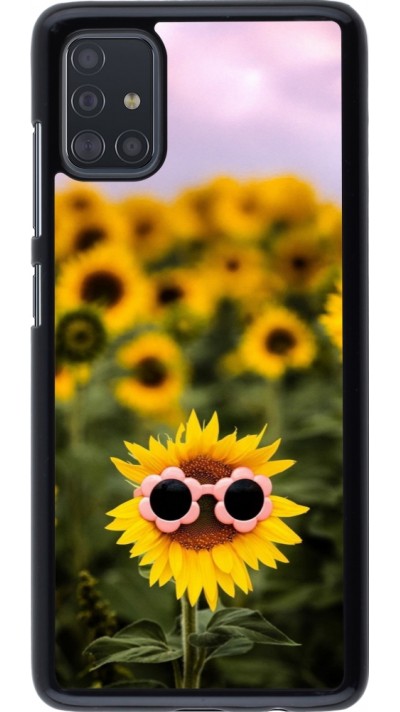 Coque Samsung Galaxy A51 - Sunflower with glasses Spring 2026