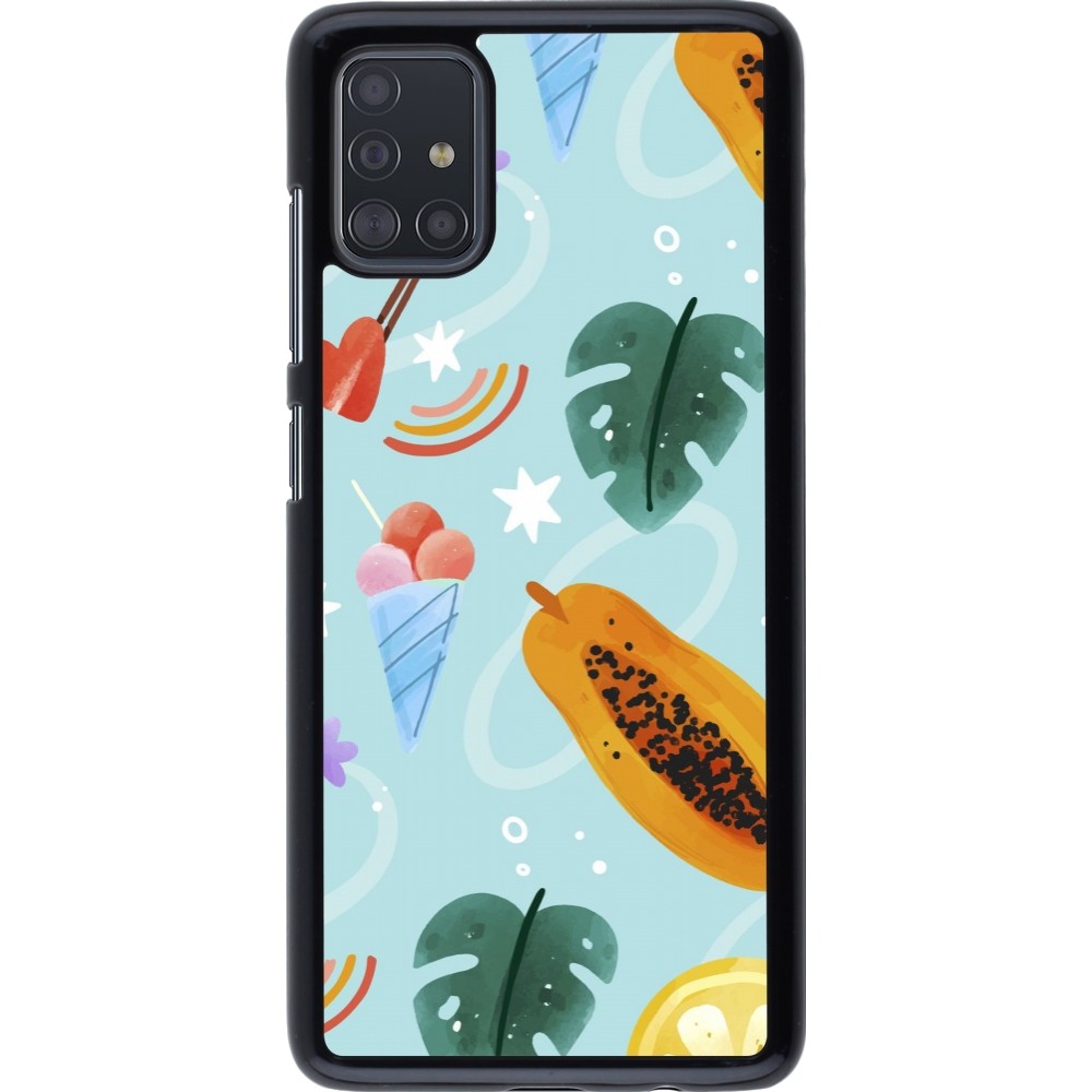 Coque Samsung Galaxy A51 - Summer 2025 Pattern papaya