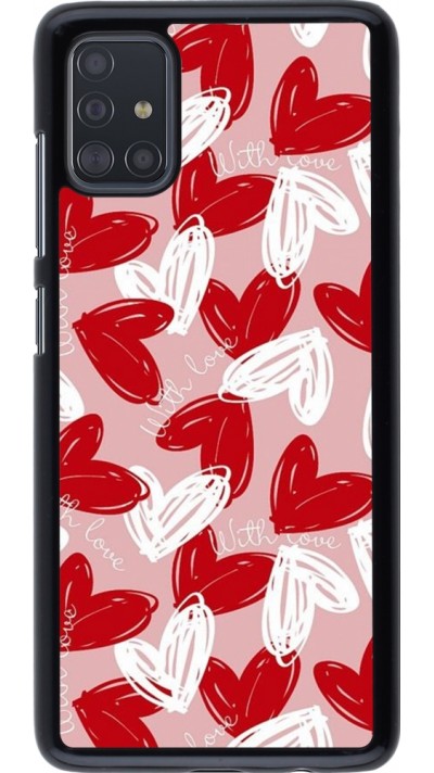 Coque Samsung Galaxy A51 - Valentine 2024 with love heart