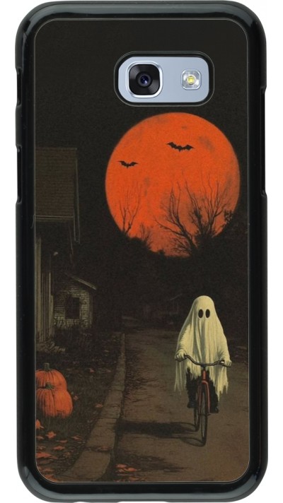 Coque Samsung Galaxy A5 (2017) - Halloween 2025 Ghost on a bicycle