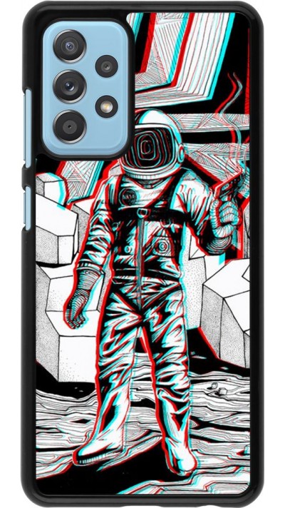 Coque Samsung Galaxy A52 5G - Anaglyph Astronaut Coque Samsung Galaxy A52 5G - Anaglyph Astronaut