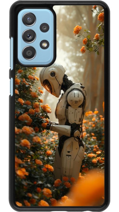 Samsung Galaxy A52 Case Hülle - Astronaut flowers 2025