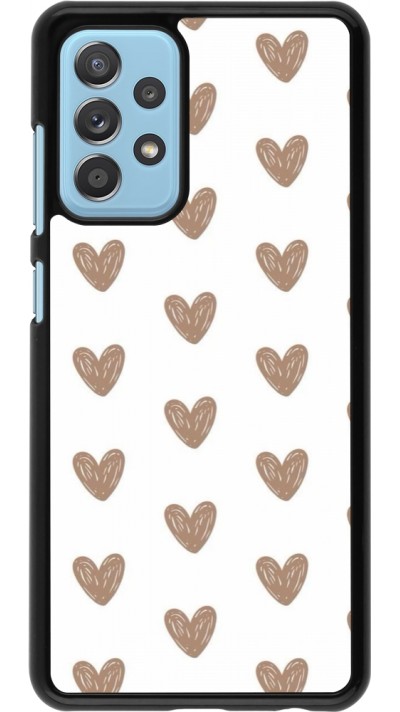 Coque Samsung Galaxy A52 - Autumn 2024 brown hearts Coque Samsung Galaxy A52 - Autumn 2024 brown hearts
