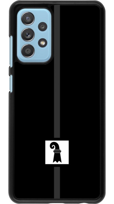 Samsung Galaxy A52 Case Hülle - Kanton BS schwarz