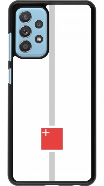 Samsung Galaxy A52 Case Hülle - Kanton SZ weiss