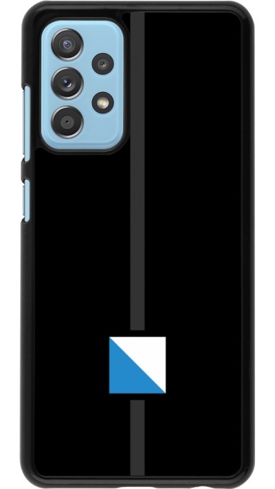 Samsung Galaxy A52 Case Hülle - Kanton ZH schwarz