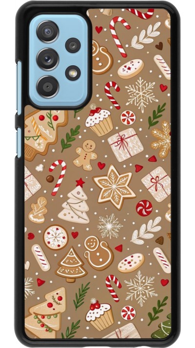 Coque Samsung Galaxy A52 - Christmas 25 Pattern Ginger Cookie